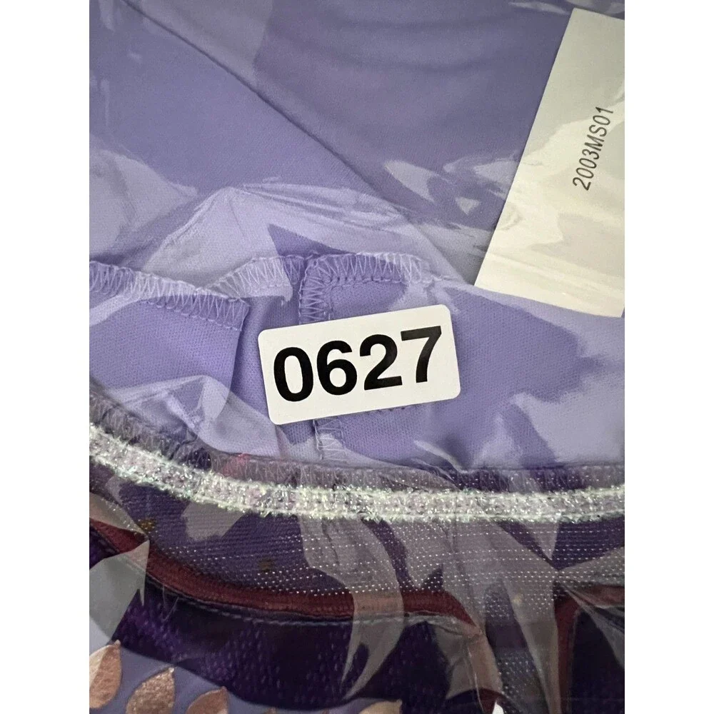 Disney Wish Asha Deluxe Costume Dress Girls Size M 7-8 NWT Purple
